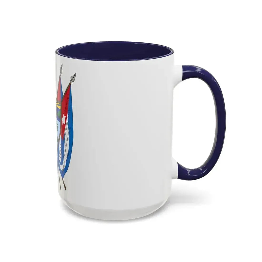 Coat of arms of Cuba (19th century) - Accent Coffee Mug - Go Mug Yourself