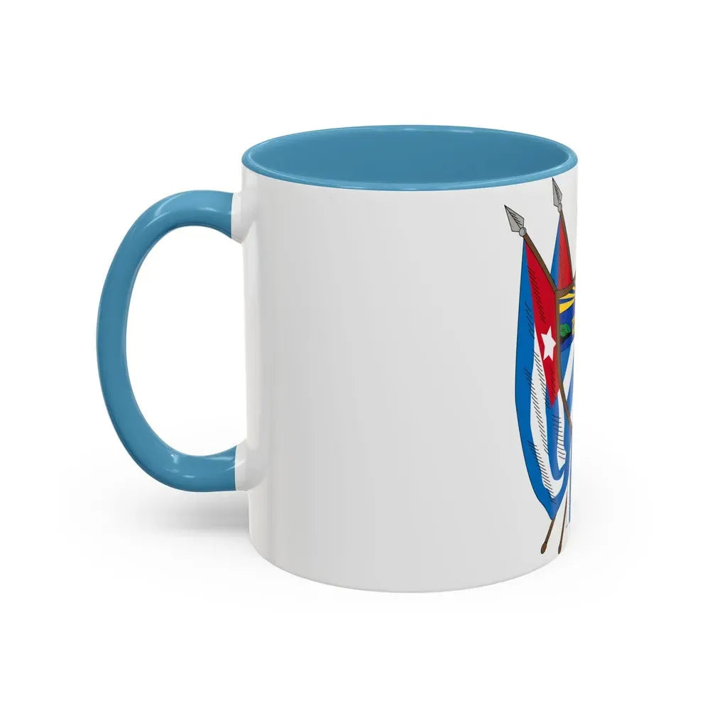 Coat of arms of Cuba (19th century) - Accent Coffee Mug - Go Mug Yourself