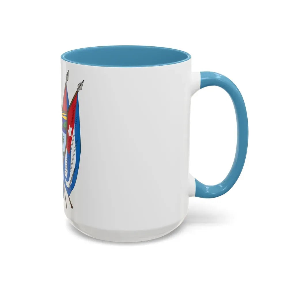 Coat of arms of Cuba (19th century) - Accent Coffee Mug - Go Mug Yourself
