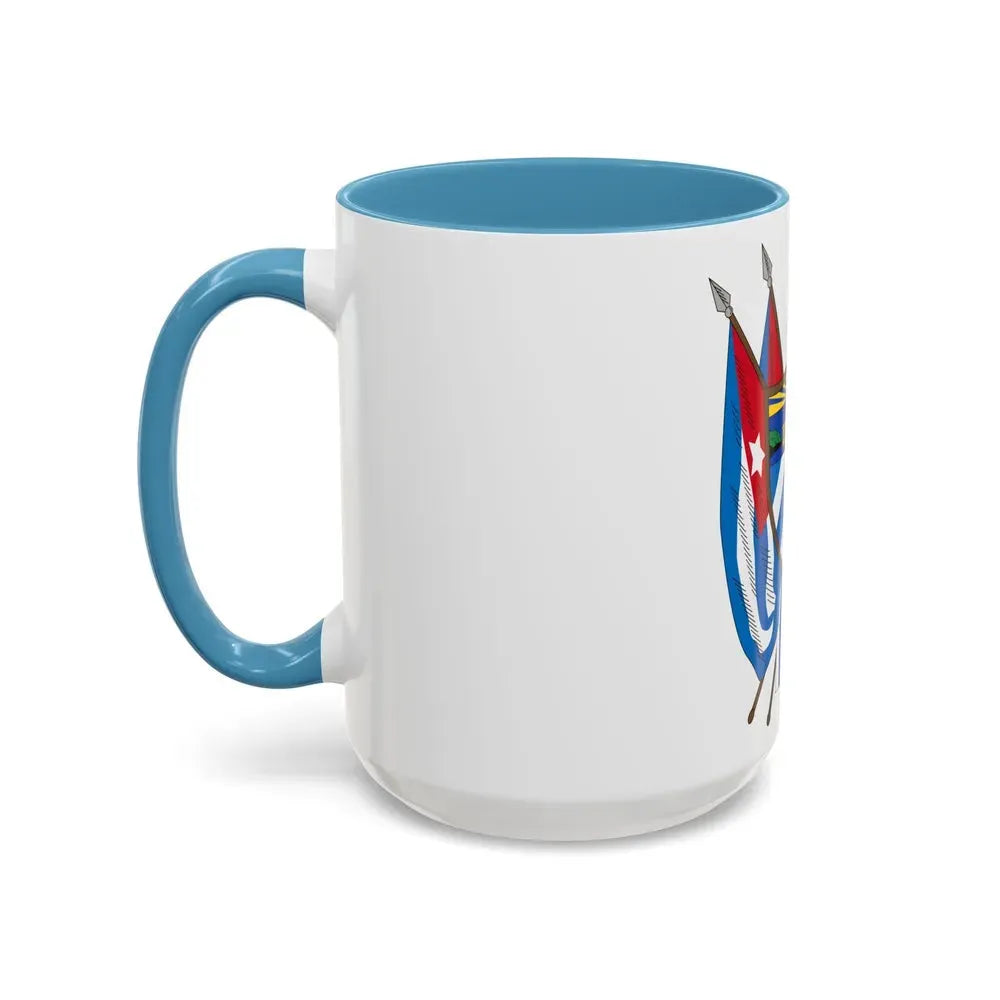 Coat of arms of Cuba (19th century) - Accent Coffee Mug - Go Mug Yourself