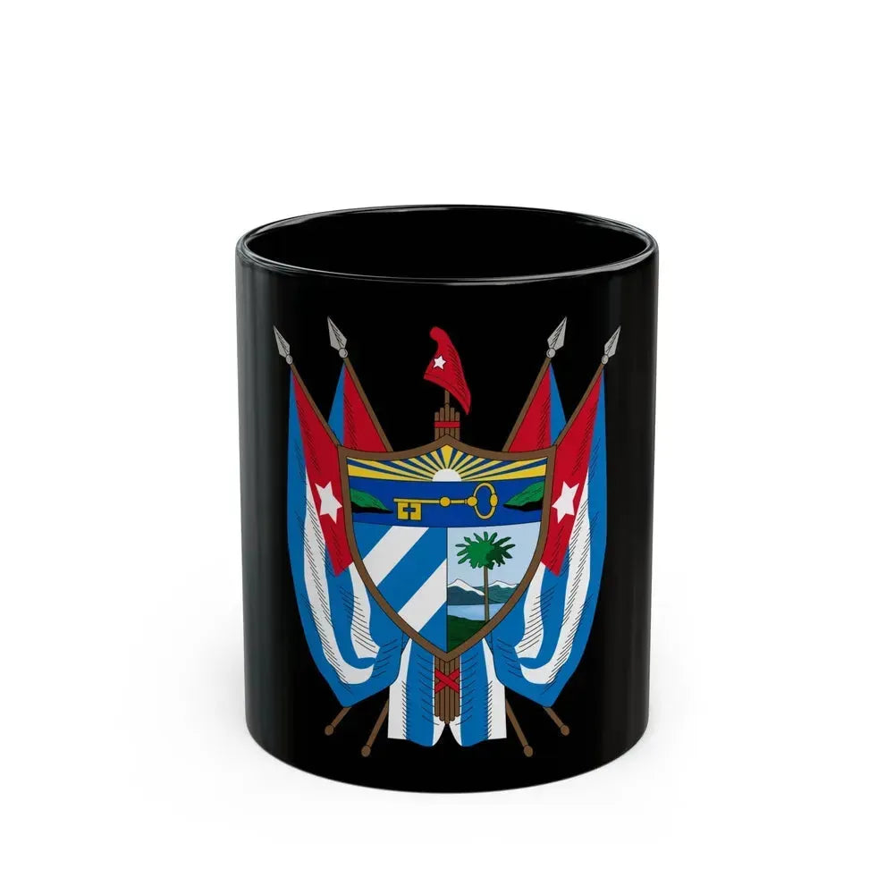 Coat of arms of Cuba (19th century) - Black Coffee Mug 11oz - Go Mug Yourself