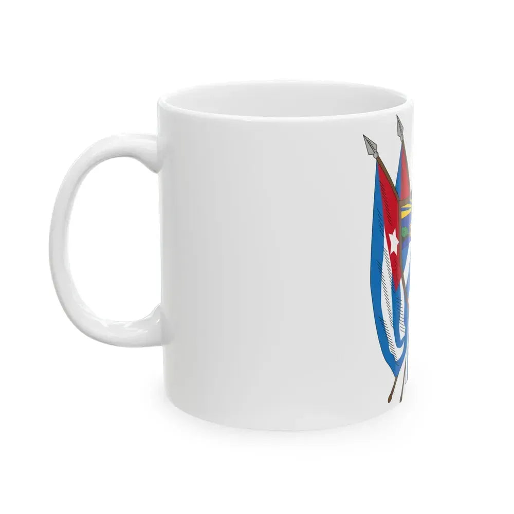 Coat of arms of Cuba (19th century) - White Coffee Mug - Go Mug Yourself