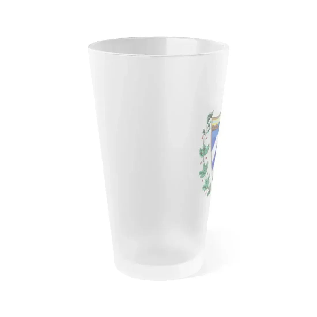 Coat of arms of Cuba - Frosted Pint Glass 16oz - Go Mug Yourself