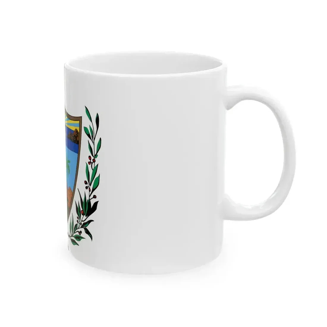 Coat of arms of Cuba - White Coffee Mug - Go Mug Yourself