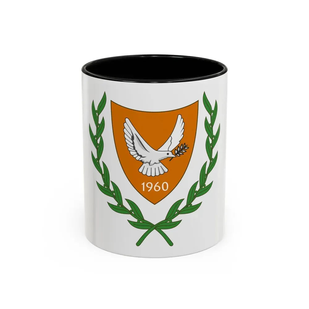 Coat of arms of Cyprus (2006) - Accent Coffee Mug 11oz Black - Go Mug Yourself