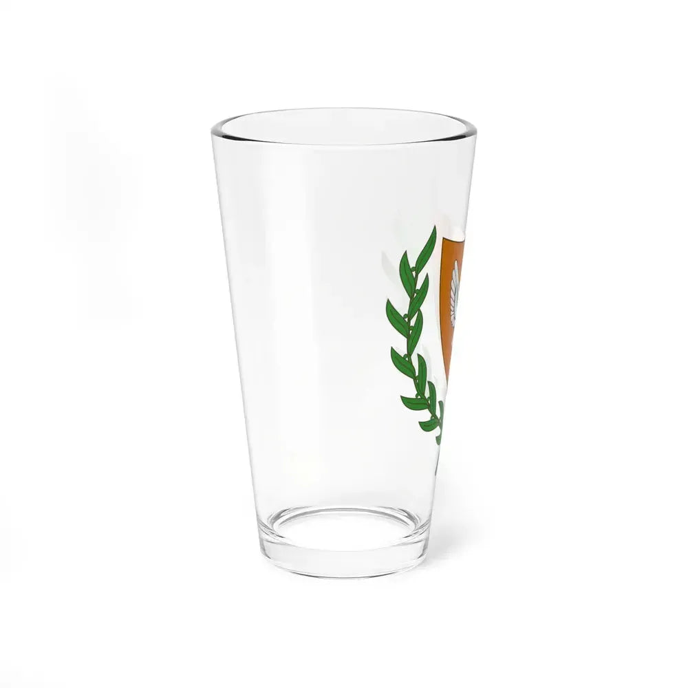 Coat of arms of Cyprus (2006) - Pint Glass 16oz - Go Mug Yourself