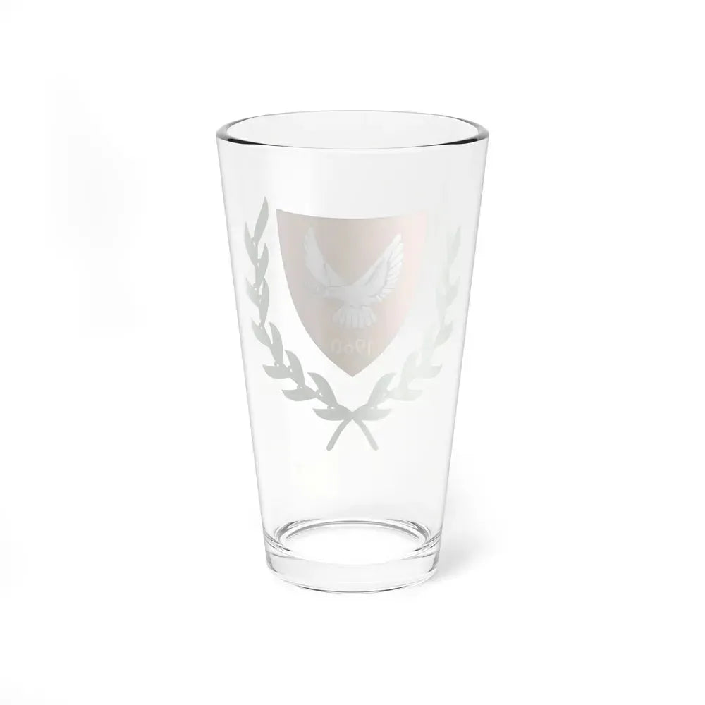 Coat of arms of Cyprus (2006) - Pint Glass 16oz - Go Mug Yourself