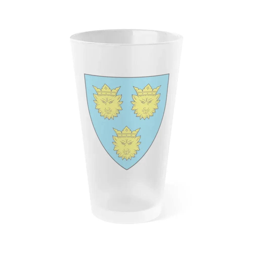 Coat of Arms of Dalmatia - Frosted Pint Glass 16oz Default Title - Go Mug Yourself