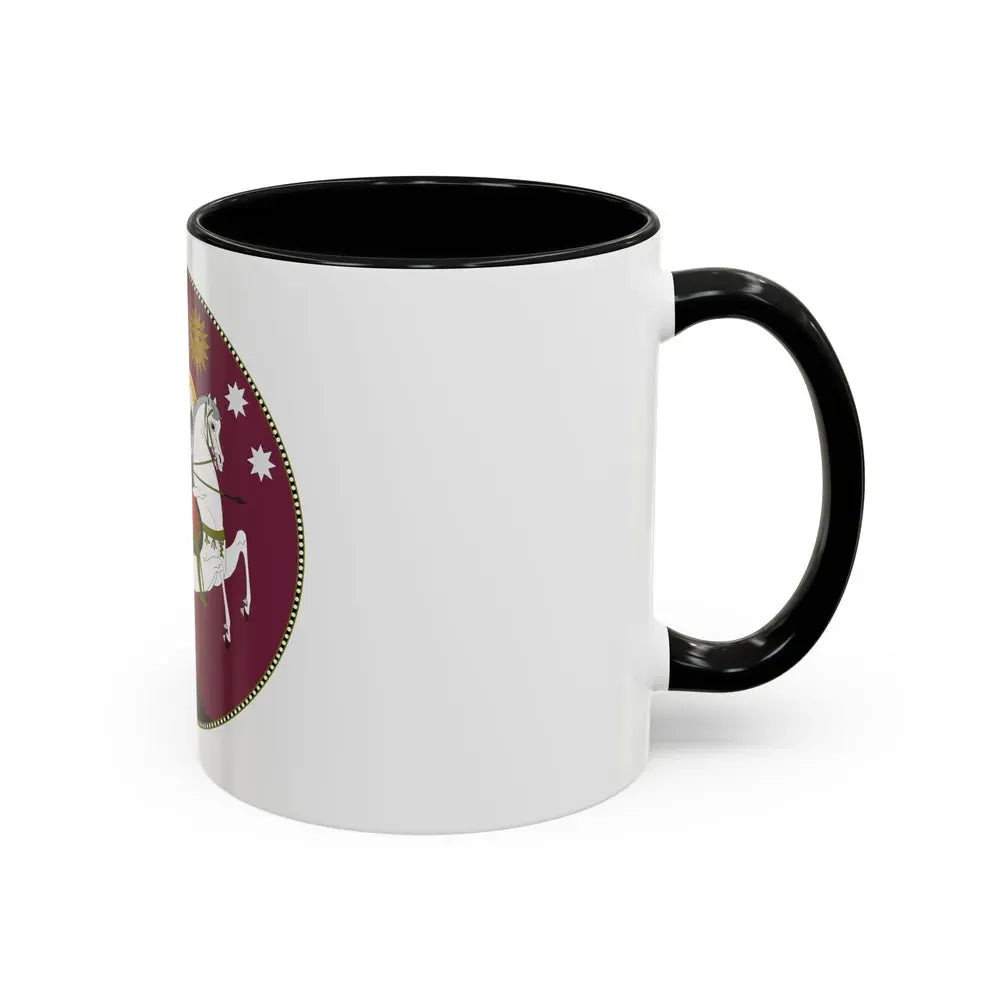 Coat of Arms of Democratic Republic of Georgia - Accent Coffee Mug - Go Mug Yourself