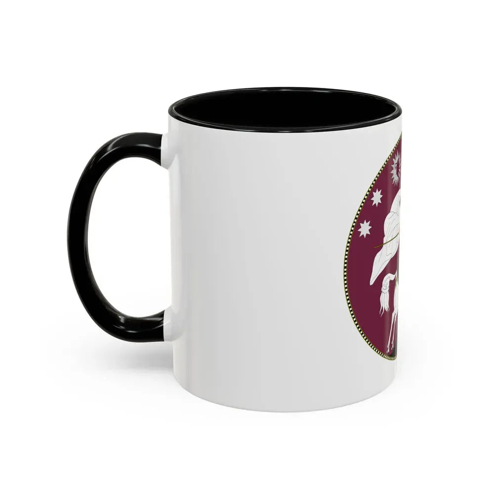 Coat of Arms of Democratic Republic of Georgia - Accent Coffee Mug - Go Mug Yourself