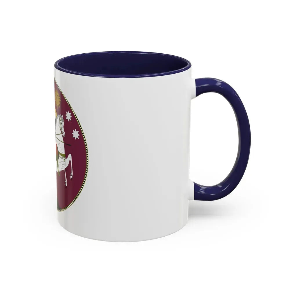 Coat of Arms of Democratic Republic of Georgia - Accent Coffee Mug - Go Mug Yourself