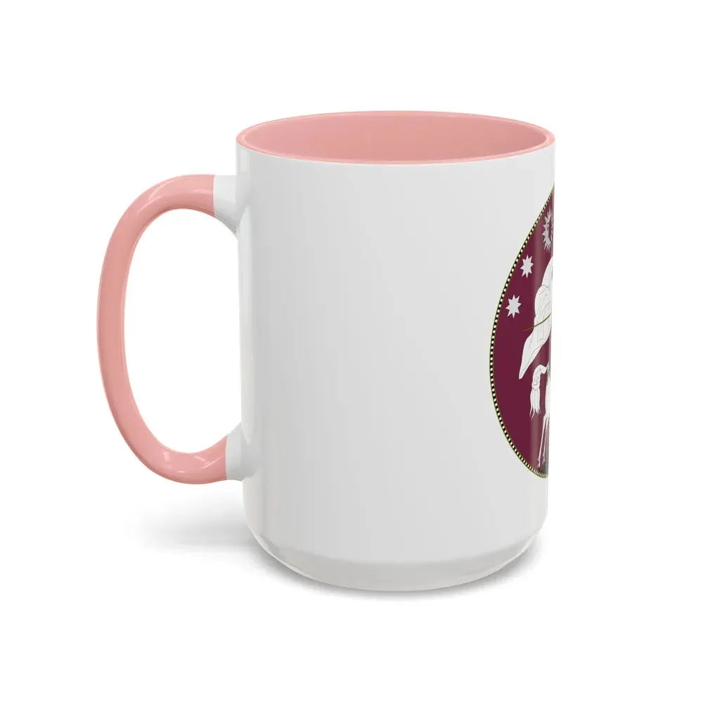 Coat of Arms of Democratic Republic of Georgia - Accent Coffee Mug - Go Mug Yourself