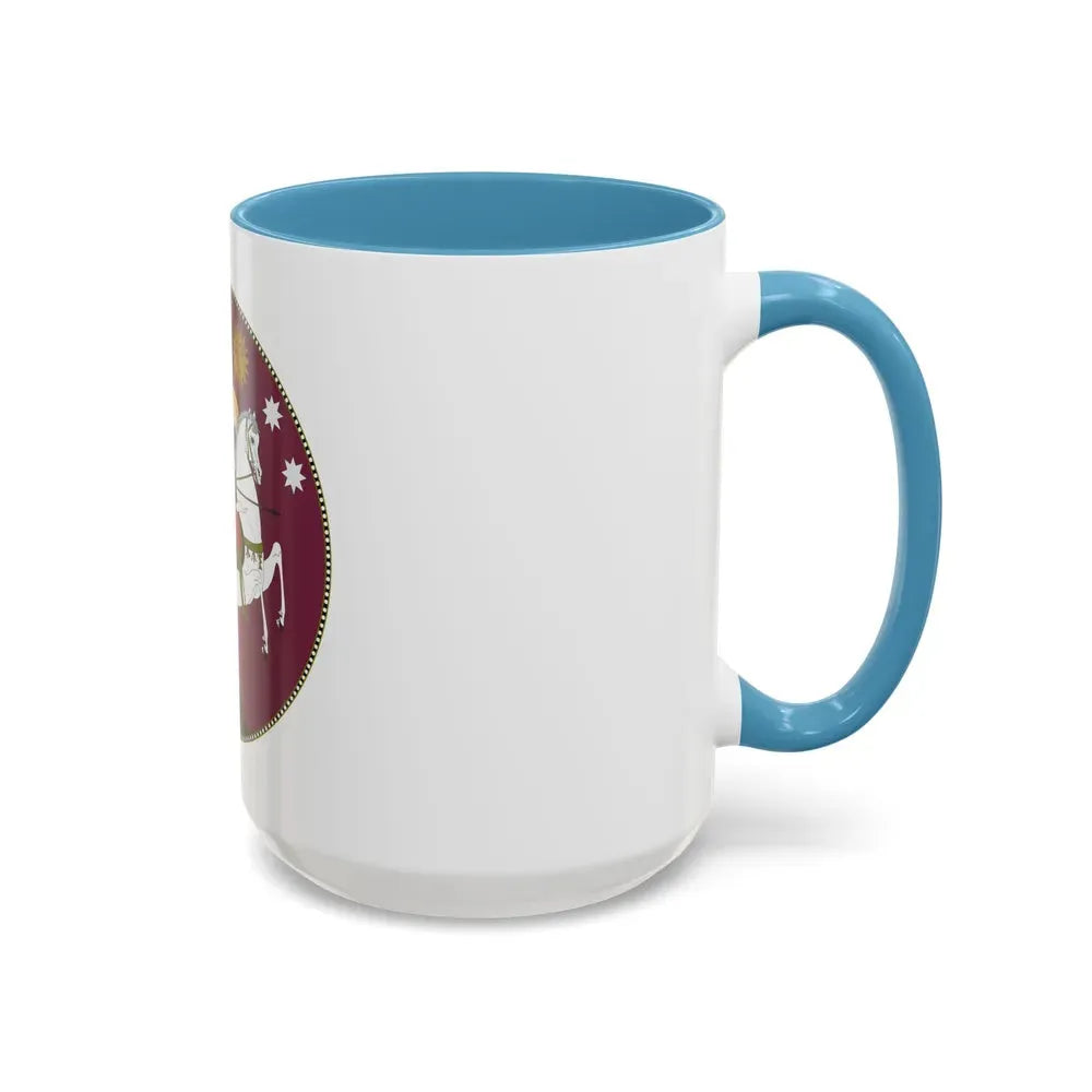 Coat of Arms of Democratic Republic of Georgia - Accent Coffee Mug - Go Mug Yourself