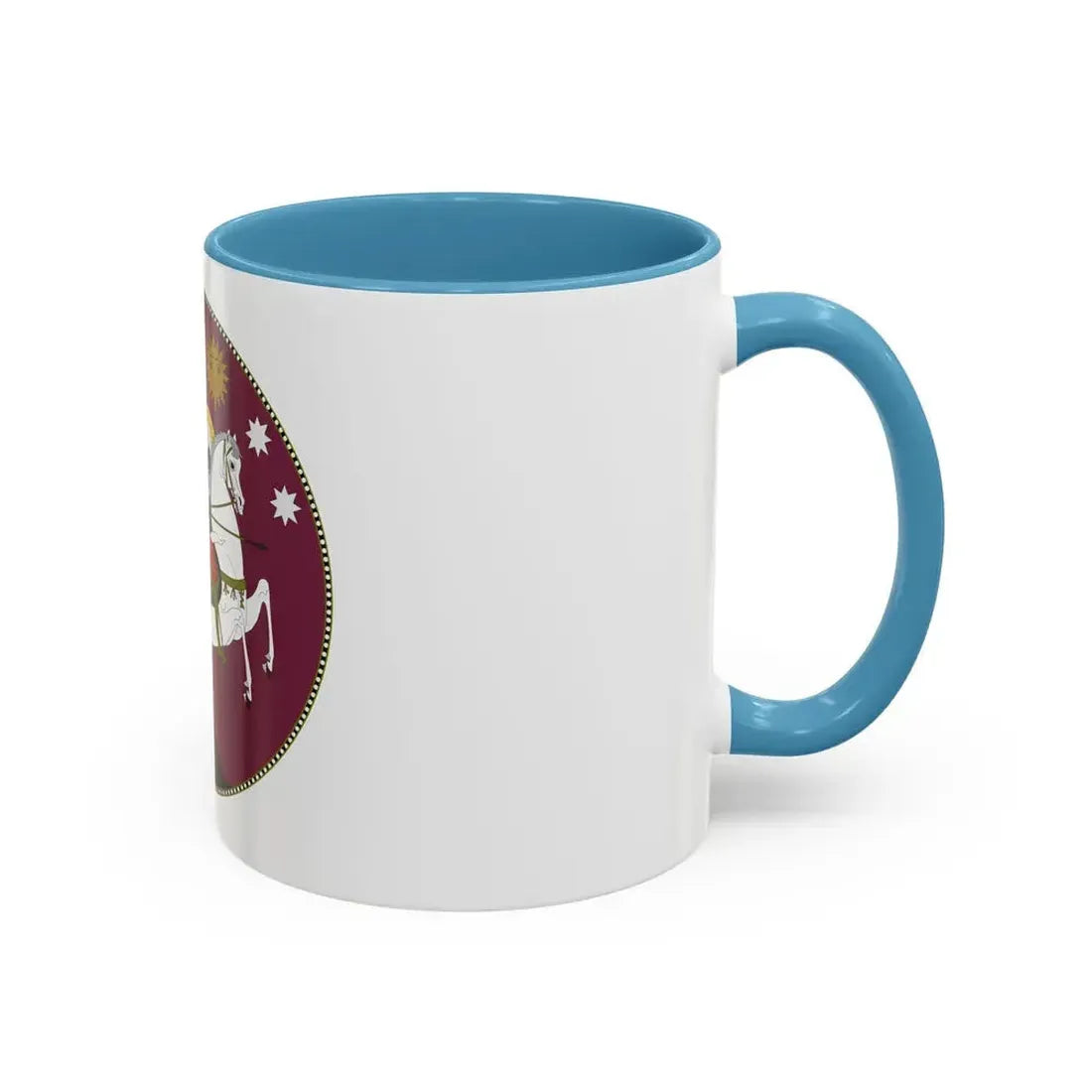 Coat of Arms of Democratic Republic of Georgia - Accent Coffee Mug - Go Mug Yourself