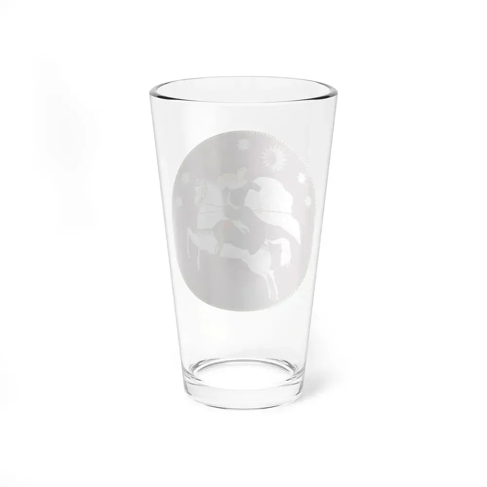 Coat of Arms of Democratic Republic of Georgia - Pint Glass 16oz - Go Mug Yourself