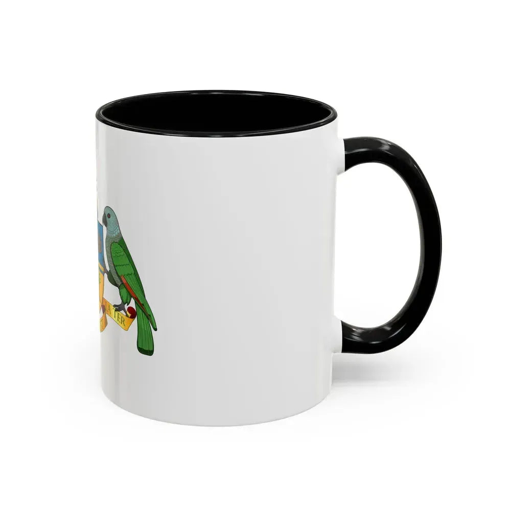 Coat of arms of Dominica - Accent Coffee Mug - Go Mug Yourself