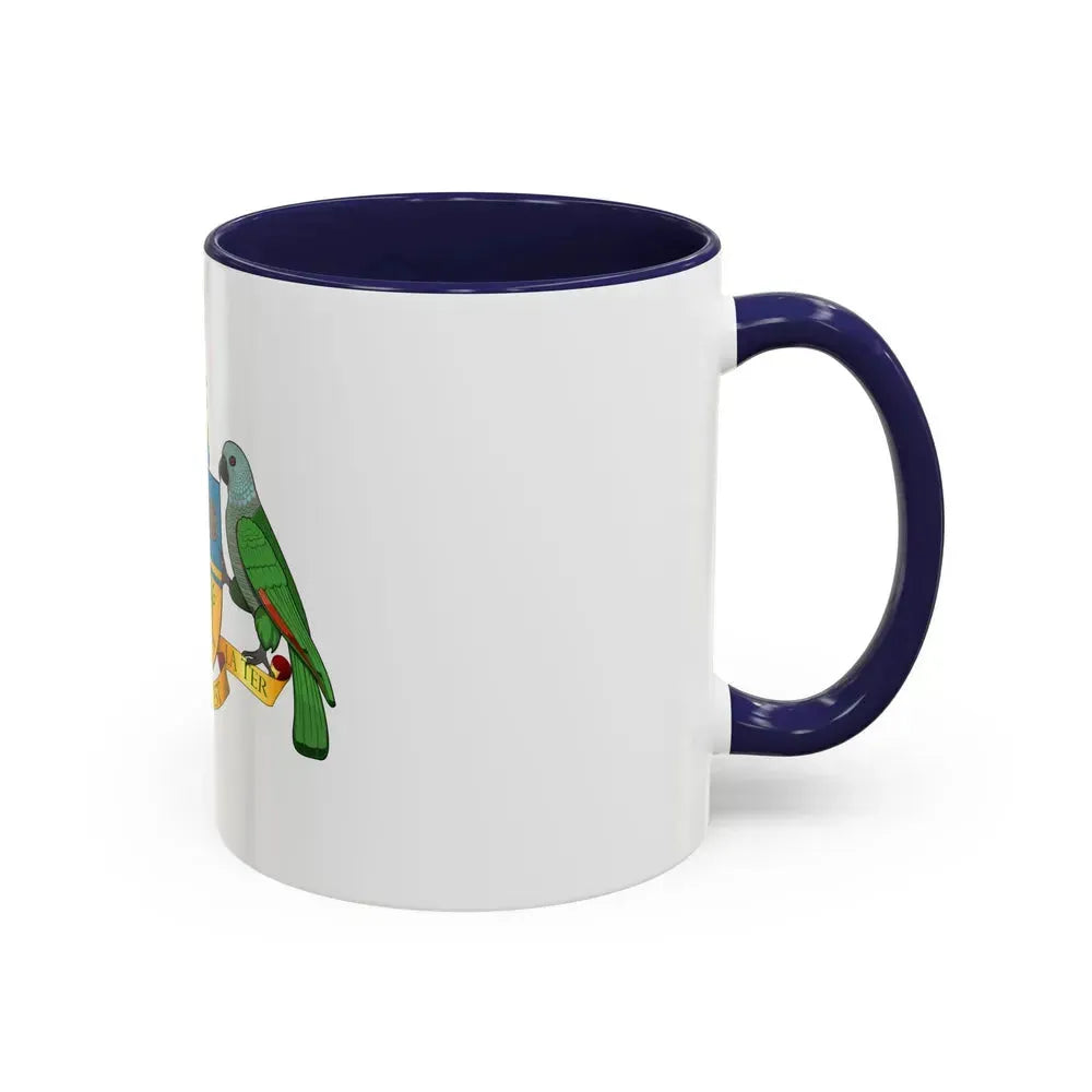Coat of arms of Dominica - Accent Coffee Mug - Go Mug Yourself
