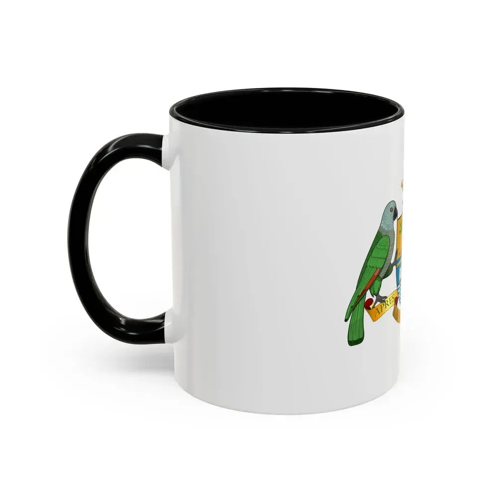 Coat of arms of Dominica - Accent Coffee Mug - Go Mug Yourself
