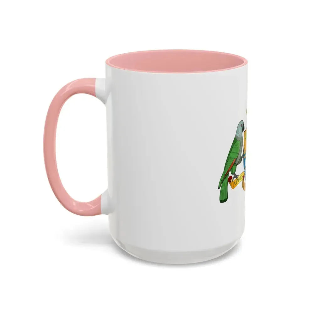 Coat of arms of Dominica - Accent Coffee Mug - Go Mug Yourself