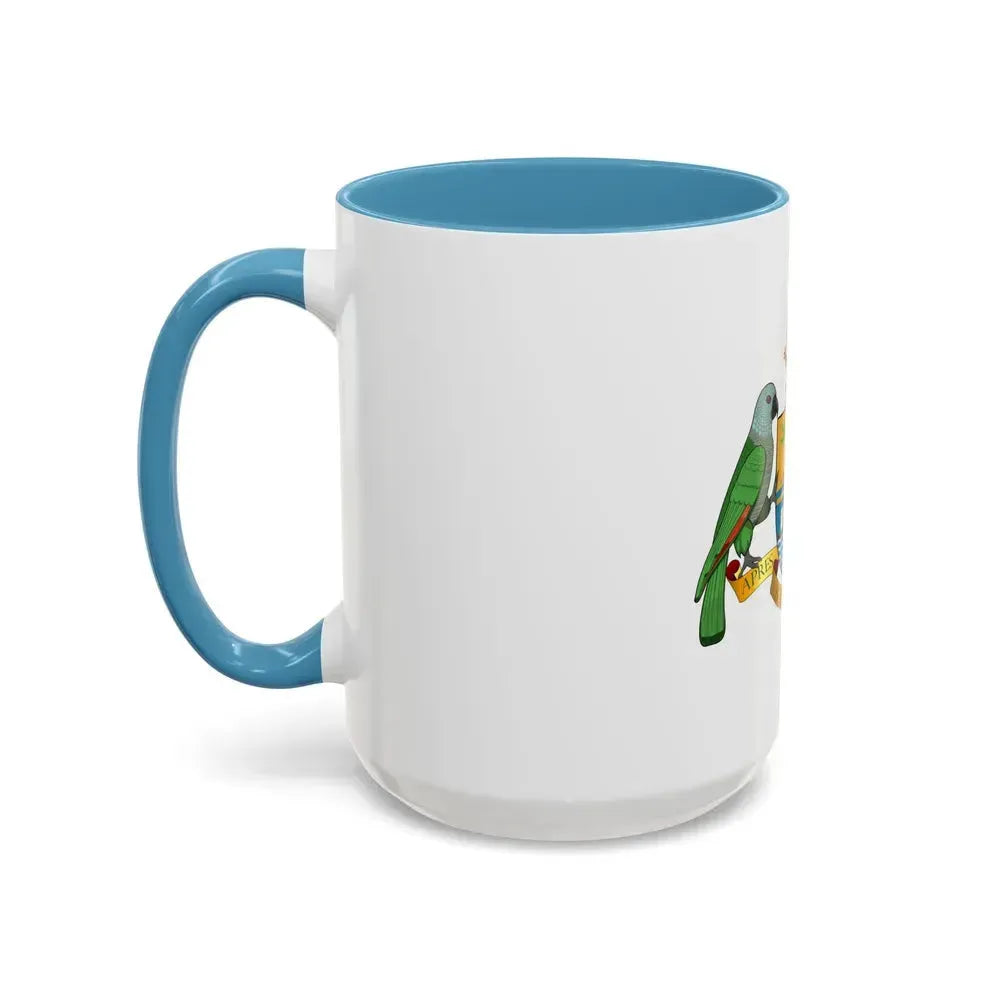 Coat of arms of Dominica - Accent Coffee Mug - Go Mug Yourself