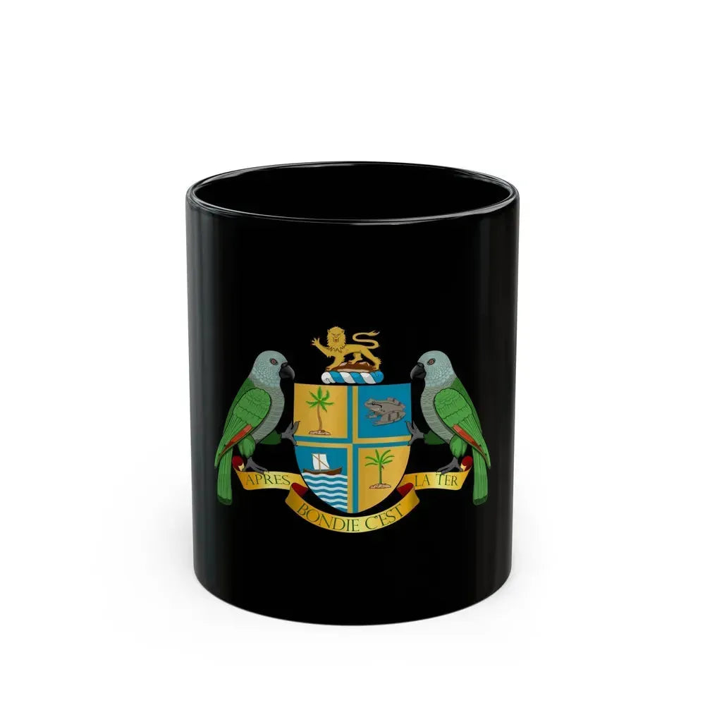Coat of arms of Dominica - Black Coffee Mug 11oz - Go Mug Yourself