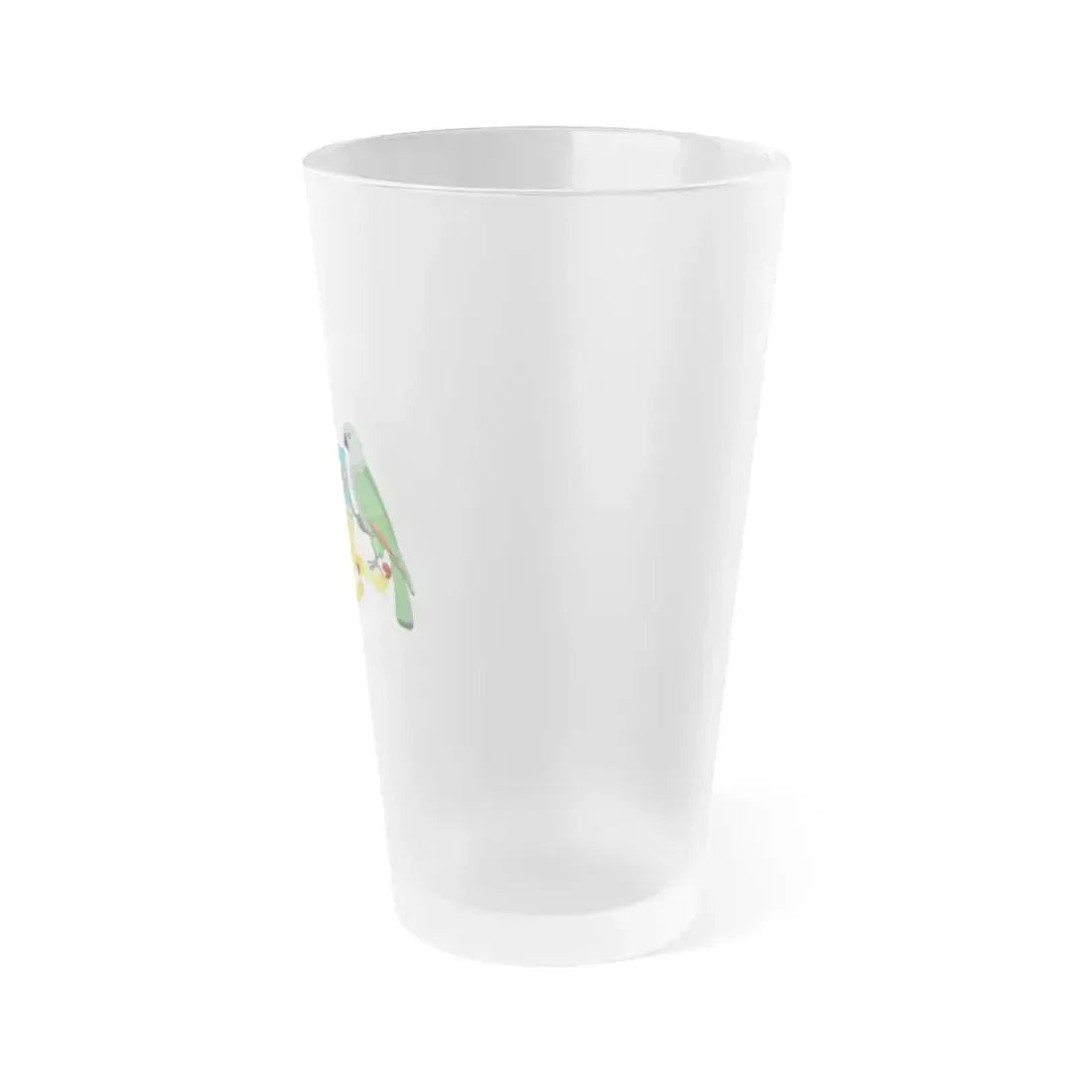 Coat of arms of Dominica - Frosted Pint Glass 16oz - Go Mug Yourself