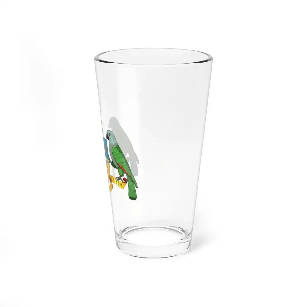 Coat of arms of Dominica - Pint Glass 16oz - Go Mug Yourself