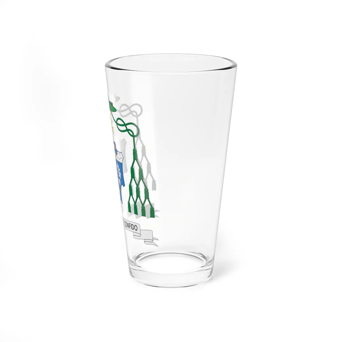 Coat of arms of Dominique Joseph Mathieu (Iran) (Coat of Arms) Pint Glass 16oz - Go Mug Yourself