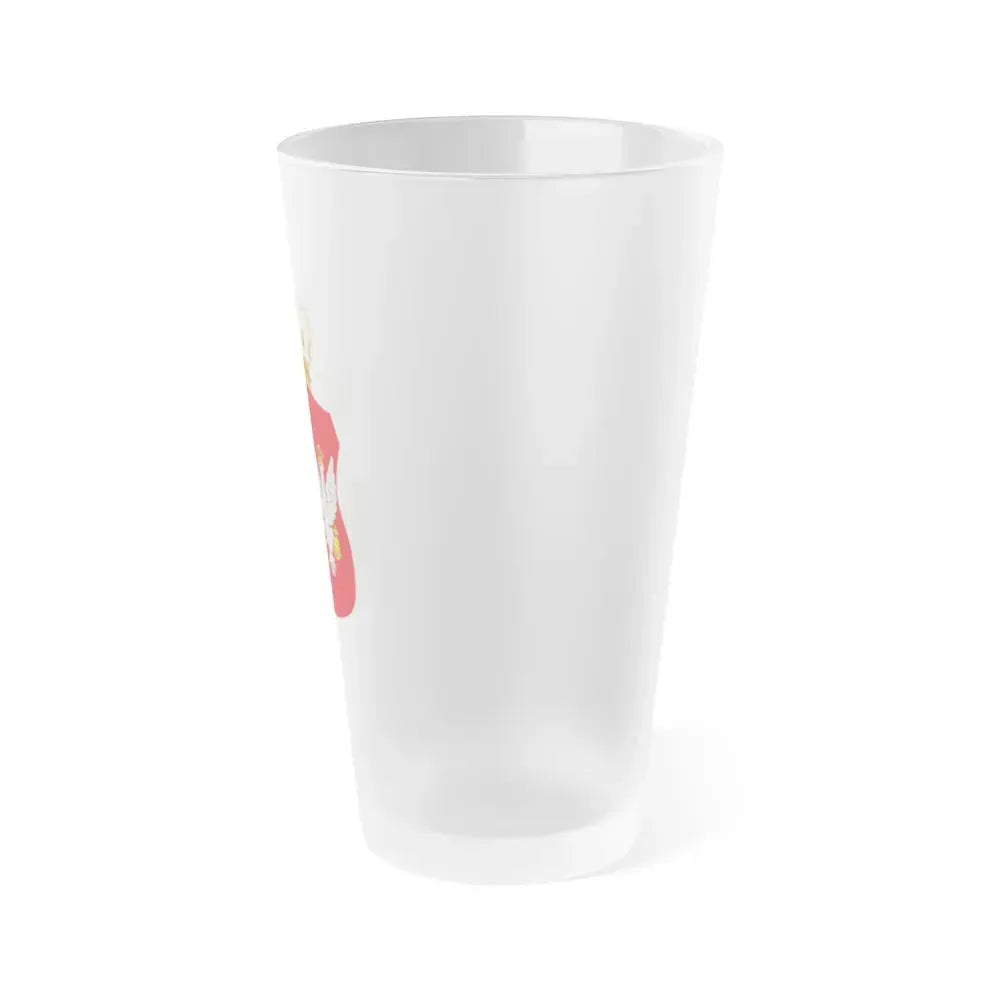 Coat of Arms of Duchy of Warsaw - Frosted Pint Glass 16oz - Go Mug Yourself