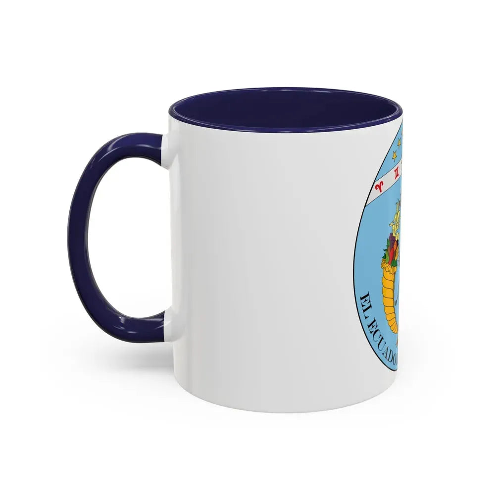 Coat of arms of Ecuador (1830) - Accent Coffee Mug - Go Mug Yourself