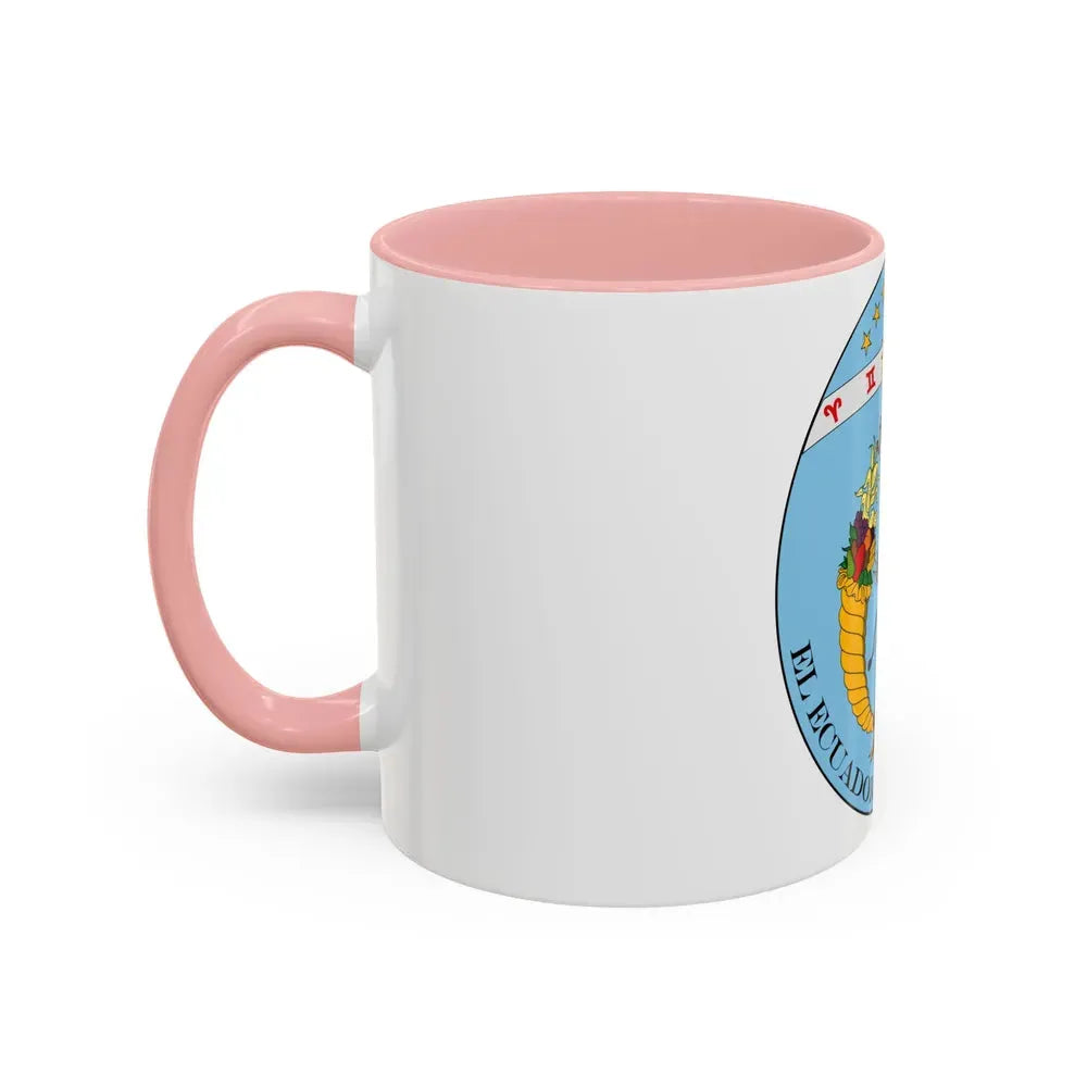 Coat of arms of Ecuador (1830) - Accent Coffee Mug - Go Mug Yourself