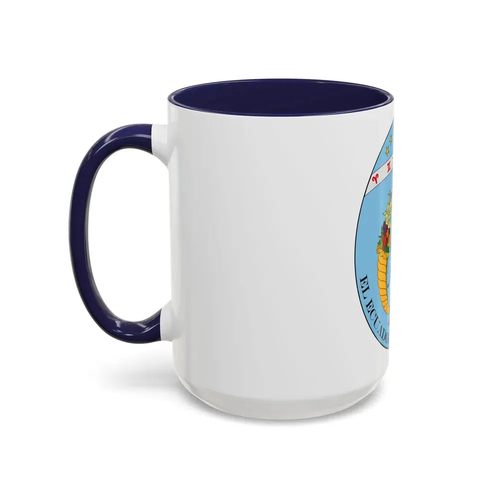 Coat of arms of Ecuador (1830) - Accent Coffee Mug - Go Mug Yourself