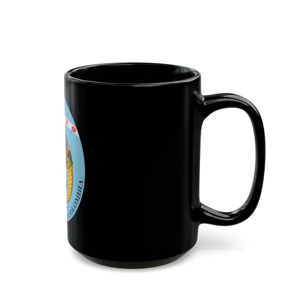Coat of arms of Ecuador (1830) - Black Coffee Mug - Go Mug Yourself