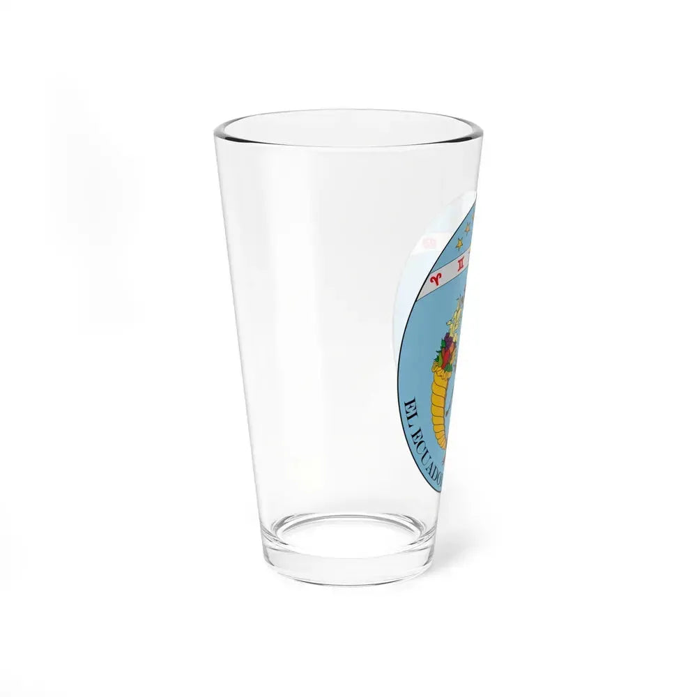 Coat of arms of Ecuador (1830) - Pint Glass 16oz - Go Mug Yourself