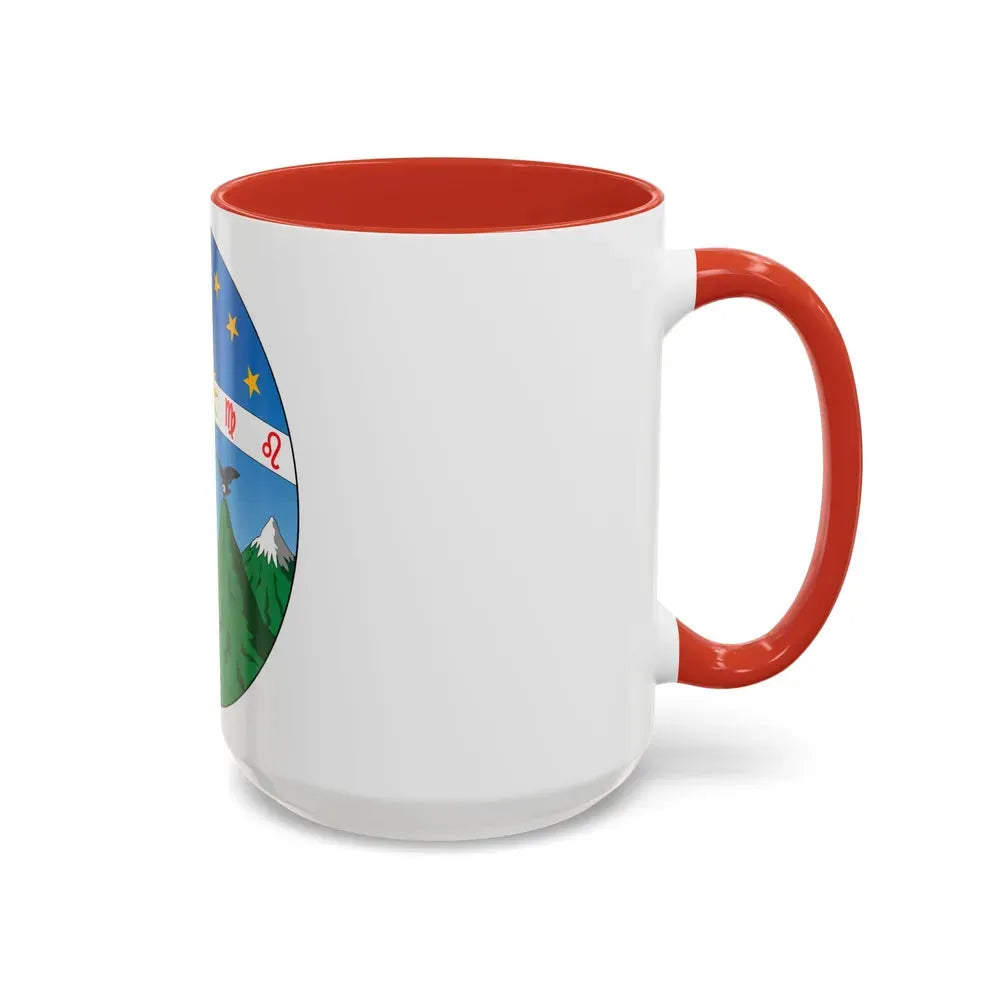Coat of arms of Ecuador (1835) - Accent Coffee Mug - Go Mug Yourself