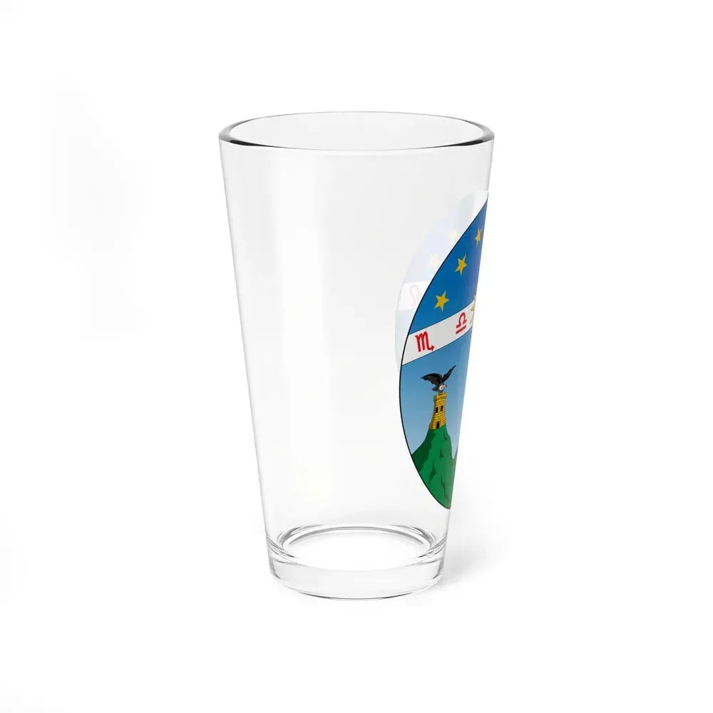 Coat of arms of Ecuador (1835) - Pint Glass 16oz - Go Mug Yourself