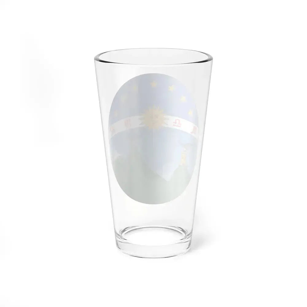 Coat of arms of Ecuador (1835) - Pint Glass 16oz - Go Mug Yourself