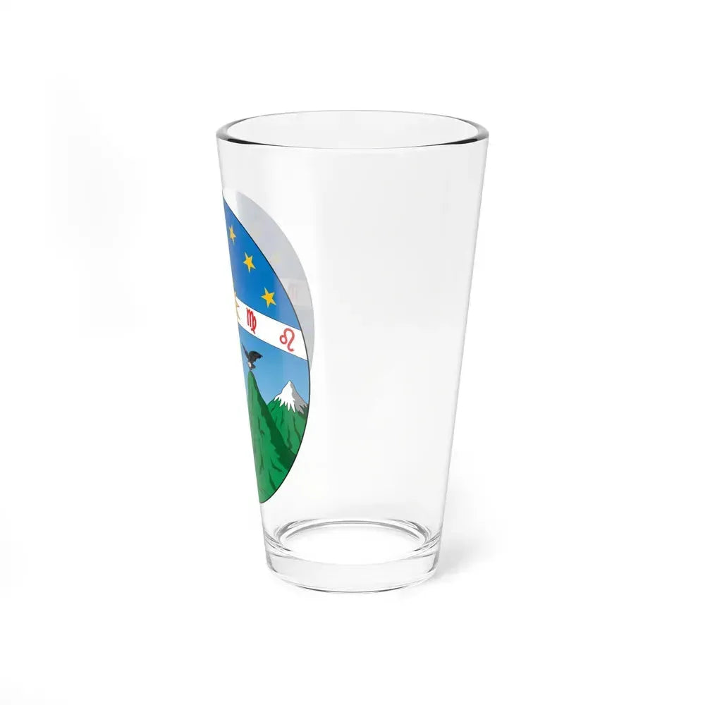 Coat of arms of Ecuador (1835) - Pint Glass 16oz - Go Mug Yourself