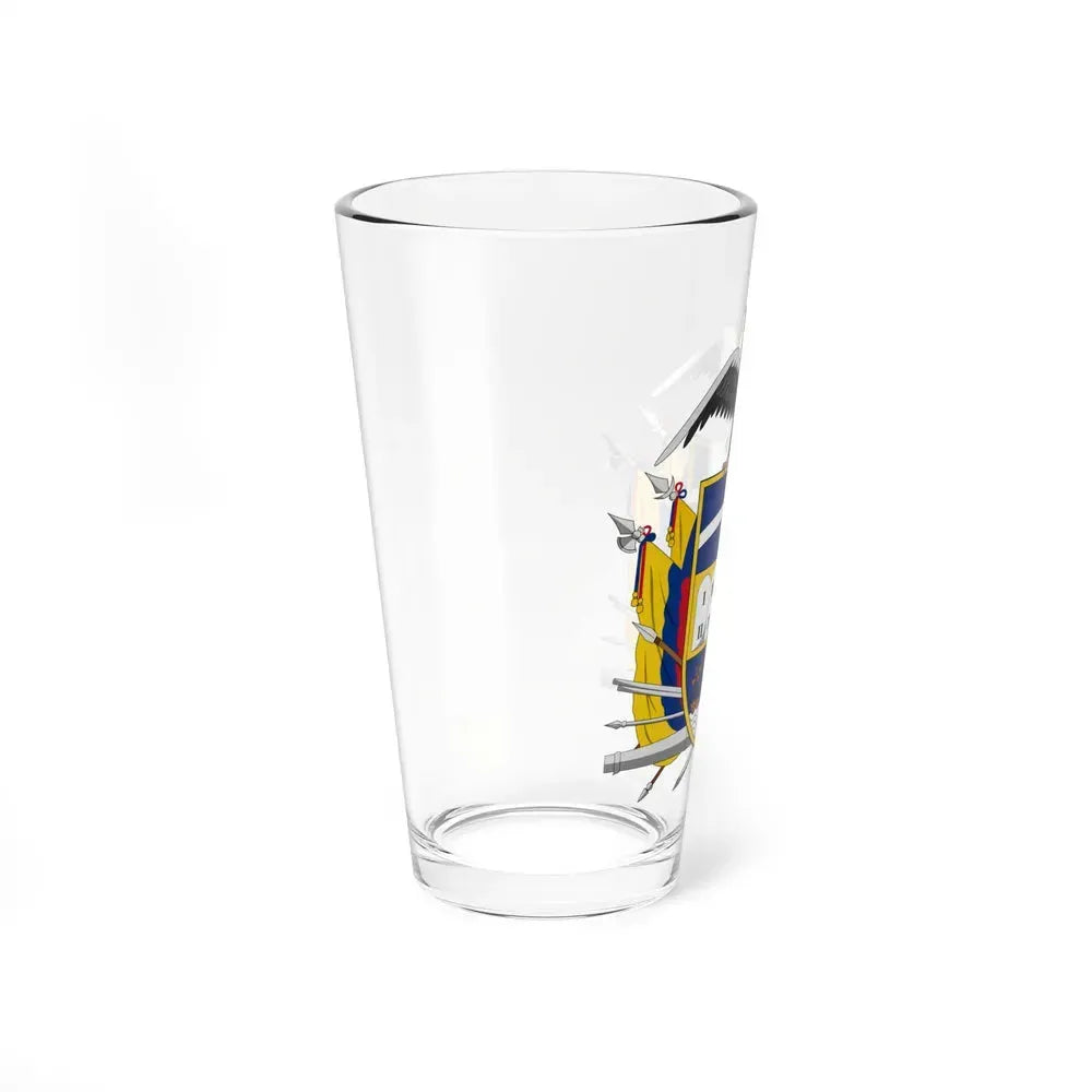 Coat of arms of Ecuador (1843) - Pint Glass 16oz - Go Mug Yourself