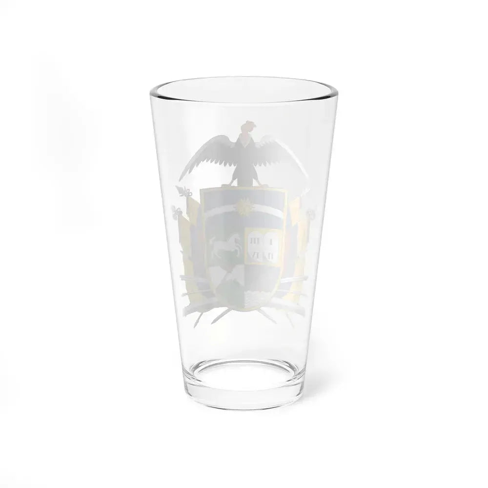 Coat of arms of Ecuador (1843) - Pint Glass 16oz - Go Mug Yourself