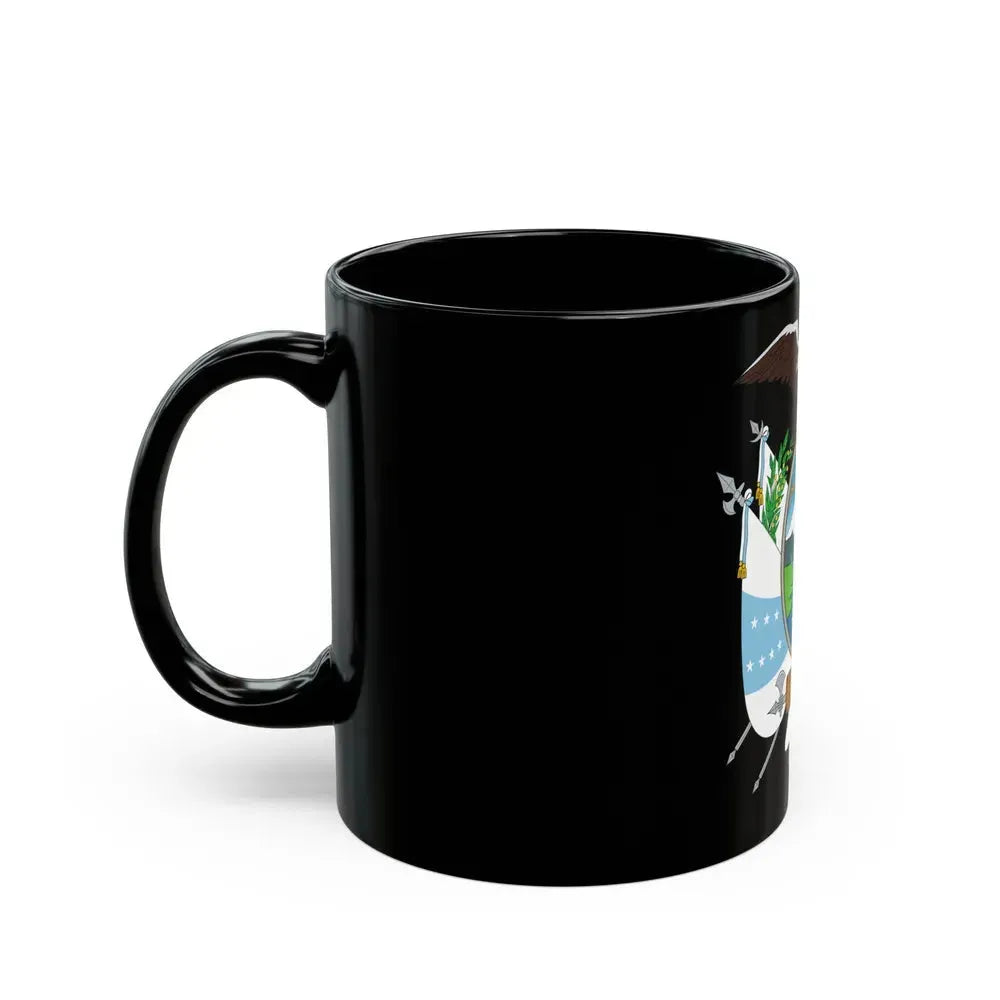 Coat of arms of Ecuador (1845) - Black Coffee Mug - Go Mug Yourself