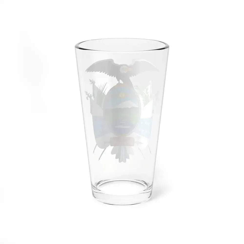 Coat of arms of Ecuador (1845) - Pint Glass 16oz - Go Mug Yourself