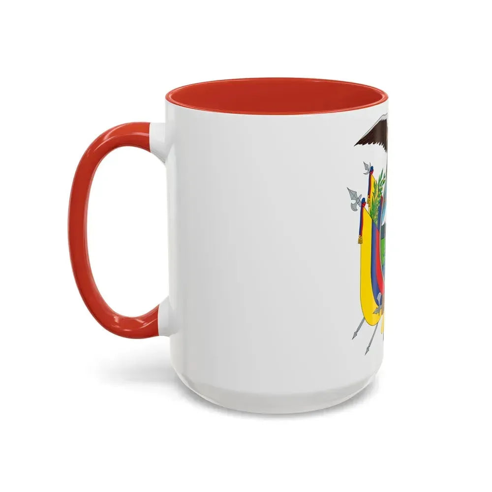 Coat of arms of Ecuador - Accent Coffee Mug - Go Mug Yourself