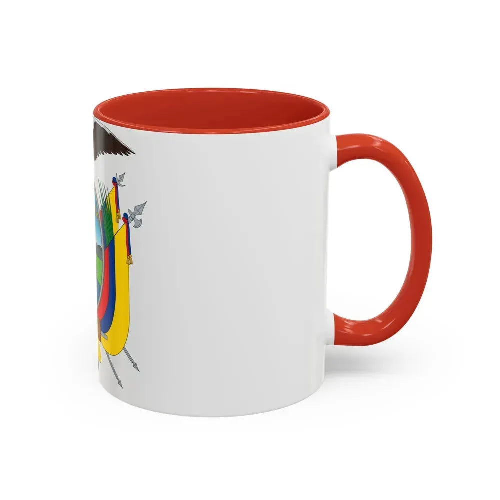 Coat of arms of Ecuador - Accent Coffee Mug - Go Mug Yourself