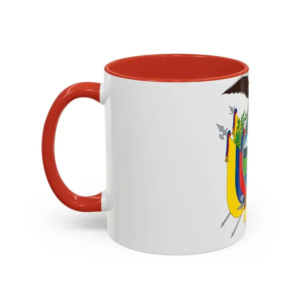 Coat of arms of Ecuador - Accent Coffee Mug - Go Mug Yourself