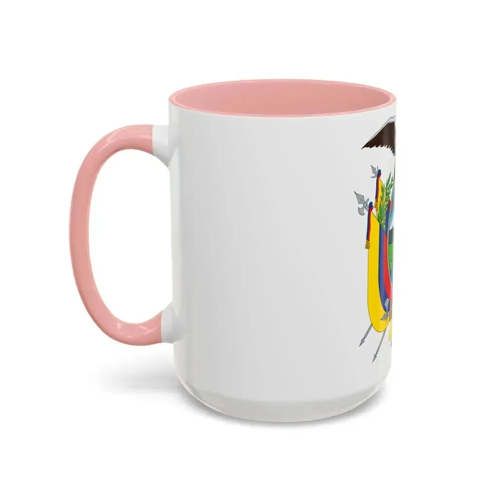 Coat of arms of Ecuador - Accent Coffee Mug - Go Mug Yourself