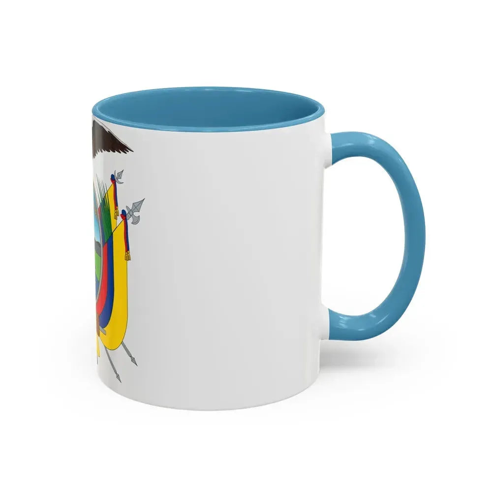 Coat of arms of Ecuador - Accent Coffee Mug - Go Mug Yourself