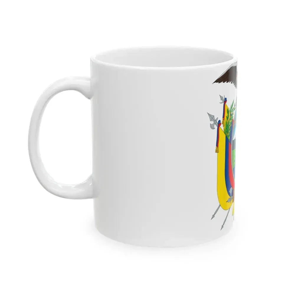 Coat of arms of Ecuador - White Coffee Mug - Go Mug Yourself