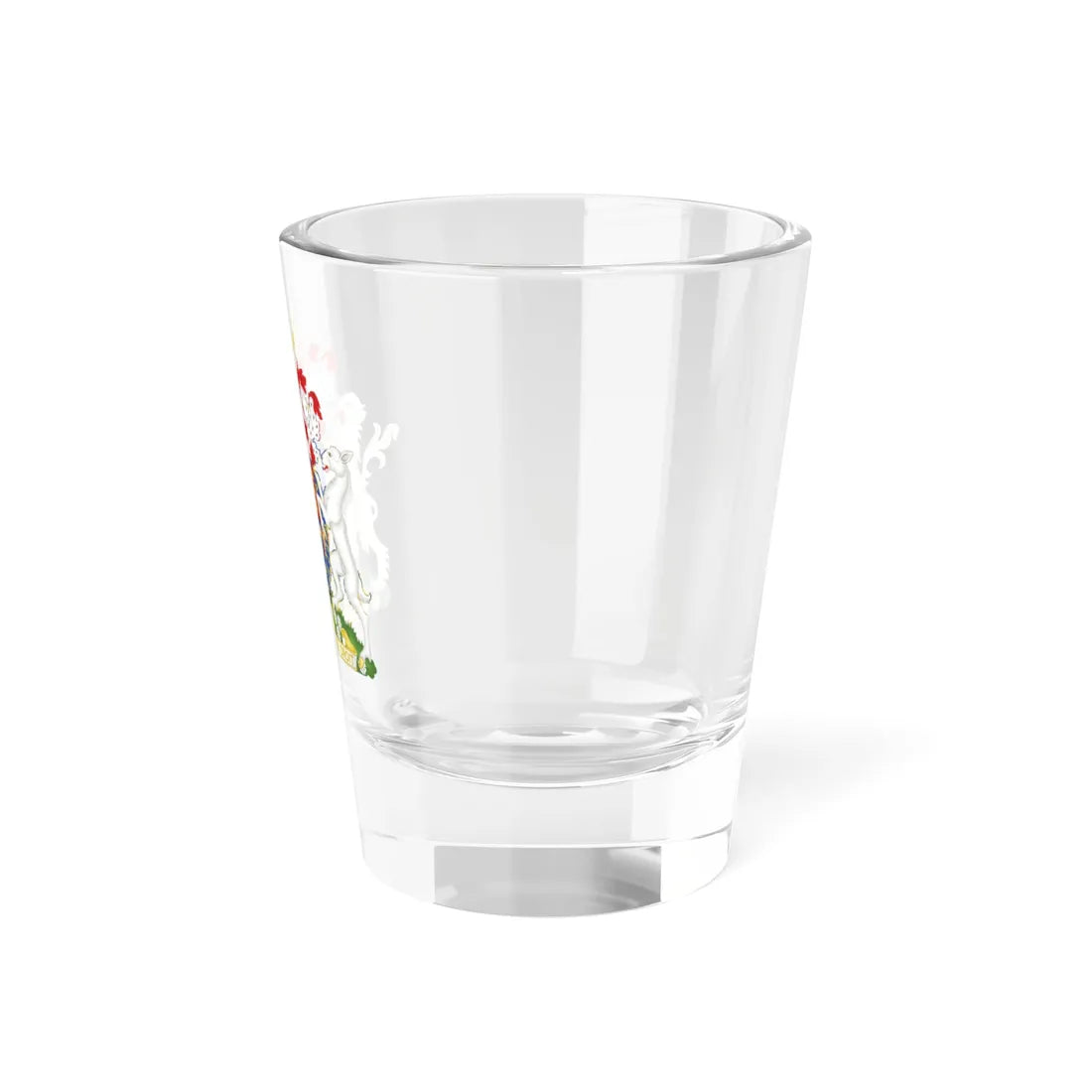 Coat of Arms of Edward V of England 1483 Variant 1 with Motto (England) (Coat of Arms) Shot Glass 1.5oz - Go Mug Yourself