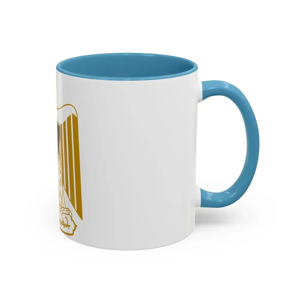 Coat of arms of Egypt (Official) - Accent Coffee Mug - Go Mug Yourself